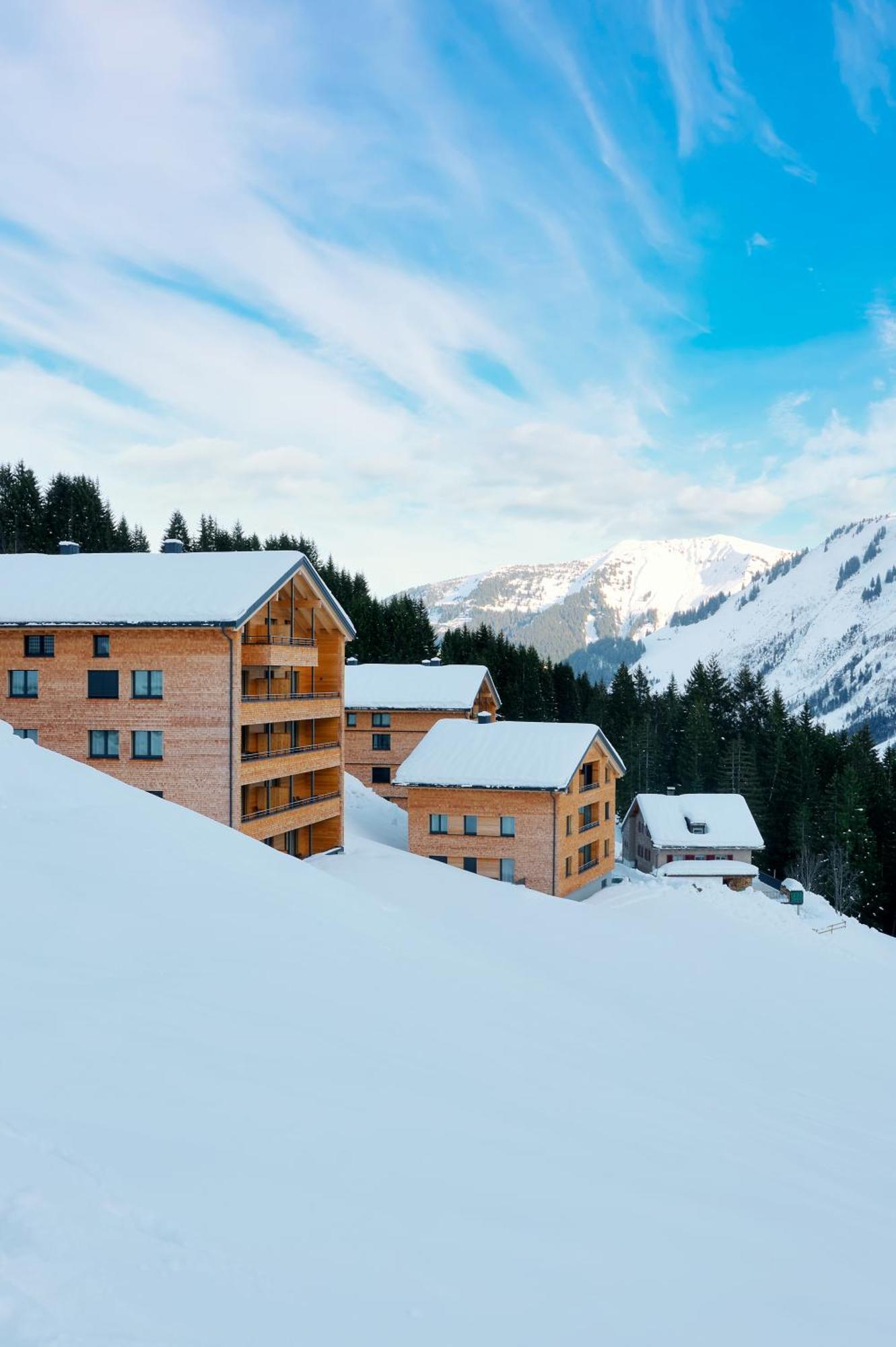 Апартаменты Alpenstolz Damuels Haus 1 - Stilvoll Urlauben In Den Bergen Экстерьер фото