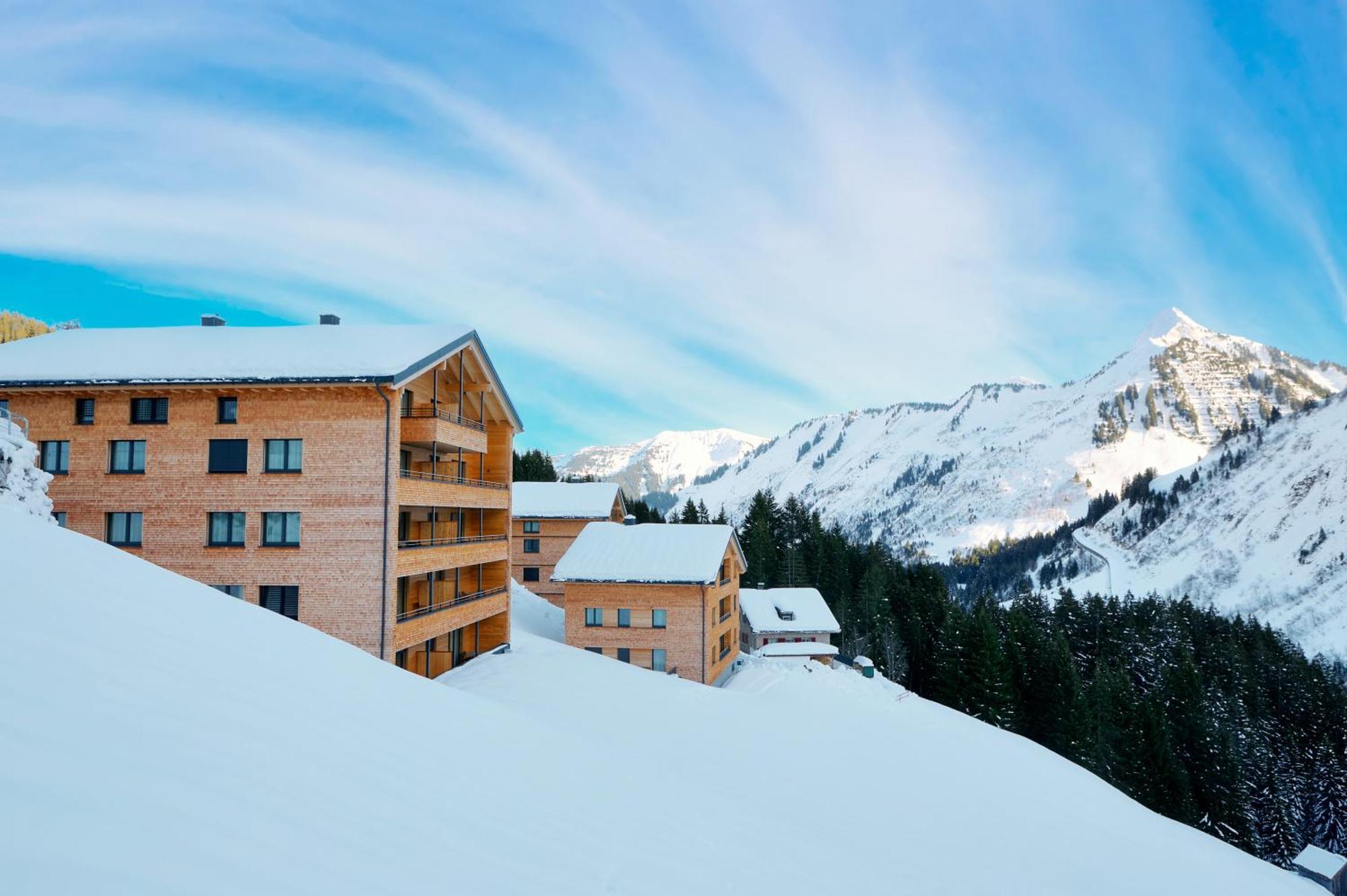 Апартаменты Alpenstolz Damuels Haus 1 - Stilvoll Urlauben In Den Bergen Экстерьер фото